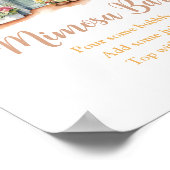 Zonnebloemen uit de markt Vrijgezellenfeest Mimosa Poster (Hoek)