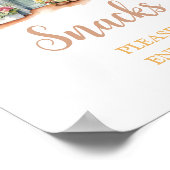 Zonnebloemen uit de markt Vrijgezellenfeest snacks Poster (Hoek)