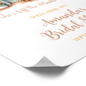 Zonnebloemen uit de markt Vrijgezellenfeest Welkom Poster (Hoek)