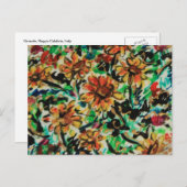 Zonnebloemen uit Italië Briefkaart (Voorkant / Achterkant)