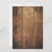 Zonnebloemen - Uitnodiging in Bridal (Achterkant)