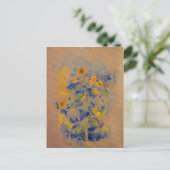 Zonnebloemen van Berthe Morisot Briefkaart (Staand voorkant)