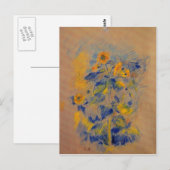 Zonnebloemen van Berthe Morisot Briefkaart (Voorkant / Achterkant)
