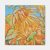 Zonnebloemen van Bruce Tunis Magneet (Voorkant)