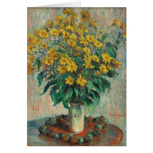 Zonnebloemen van Claude Monet (Voorkant)