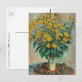 Zonnebloemen van Claude Monet Briefkaart (Voorkant / Achterkant)