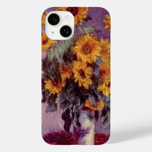 Zonnebloemen van Claude Monet Case-Mate iPhone Case (Achterkant)