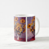 Zonnebloemen van Claude Monet Koffiemok (Voorkant rechts)