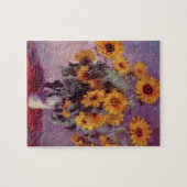 Zonnebloemen van Claude Monet Legpuzzel (Horizontaal)