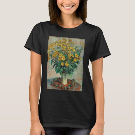 Zonnebloemen van Claude Monet T-shirt (Voorkant)
