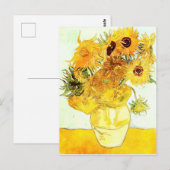 Zonnebloemen - Van Gogh Briefkaart (Voorkant / Achterkant)