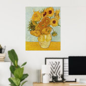 Zonnebloemen, Van Gogh Poster (Thuiskantoor)
