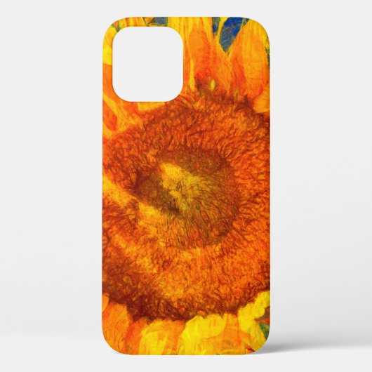 Zonnebloemen. Van Gogh stijl imitatie. Case-Mate iPhone Case (Achterkant)