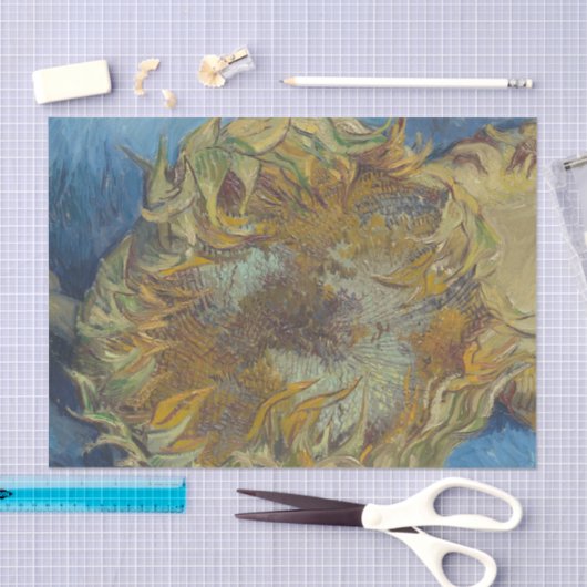Zonnebloemen Van Gough-ontkoppelpapier Tissuepapier (Craft)