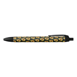 Zonnebloemen van Julia Morrill Zwarte Inkt Pen