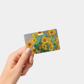 Zonnebloemen van Monet Badge (Handheld)