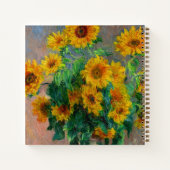 Zonnebloemen van Monet Notitieboek (Achterkant)