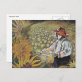 zonnebloemen van valparaíso briefkaart (Voorkant / Achterkant)