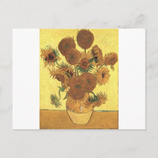 Zonnebloemen van Van Gogh Briefkaart (Voorkant)