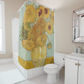  zonnebloemen van Van Gogh Douchegordijn (In situ)