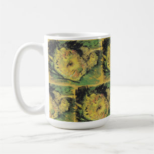 Zonnebloemen van Van Gogh - Fel Kunstwerk met Gele Koffiemok