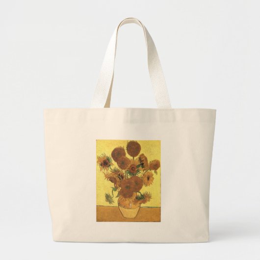 Zonnebloemen van Van Gogh Grote Tote Bag (Voorkant)