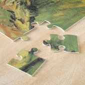 Zonnebloemen van Van Gogh - Helder Geel Bloemschil Legpuzzel (Zijkant)