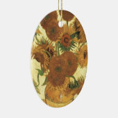 Zonnebloemen van Van Gogh Keramisch Ornament (Rechts)