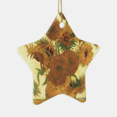 Zonnebloemen van Van Gogh Keramisch Ornament (Rechts)