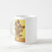 Zonnebloemen van Van Gogh Koffiemok (Voorkant links)