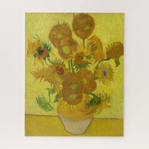 Zonnebloemen van Van Gogh Kunst Jigzaag Puzzle sch Legpuzzel