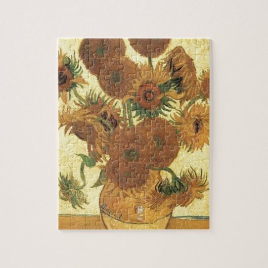 Zonnebloemen van Van Gogh Legpuzzel (Verticaal)