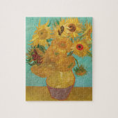 Zonnebloemen van Van Gogh Legpuzzel (Verticaal)