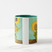 Zonnebloemen van Van Gogh Mok (Midden)