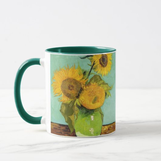 Zonnebloemen van Van Gogh Mok (Links)