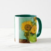 Zonnebloemen van Van Gogh Mok (Voorkant rechts)