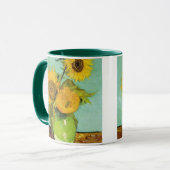 Zonnebloemen van Van Gogh Mok (Voorkant links)