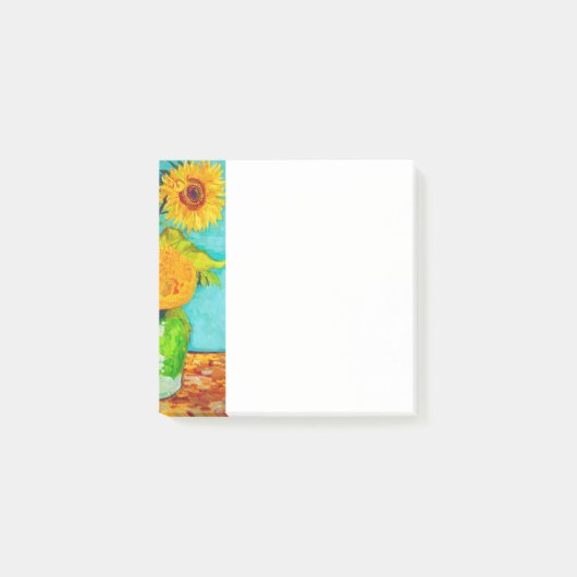 Zonnebloemen van Van Gogh Post-it® Notes (Voorkant)