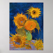Zonnebloemen van Van Gogh Poster (Voorkant)