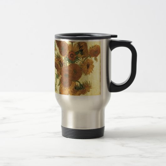 Zonnebloemen van Van Gogh Reisbeker (Rechts)