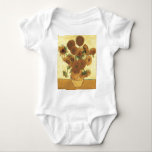Zonnebloemen van Van Gogh Romper<br><div class="desc">Toch leven: Vase met vijftien zonnebloemen Schilderen door Vincent van Gogh Voor expressionisme is niet alleen een manier om dingen te zien: het is ook een manier om ze te maken, om ze te schilderen. Een expressionist schildert niet "vlak" en in zuivere tonen-hij breekt zijn tonen op en past hen...</div>