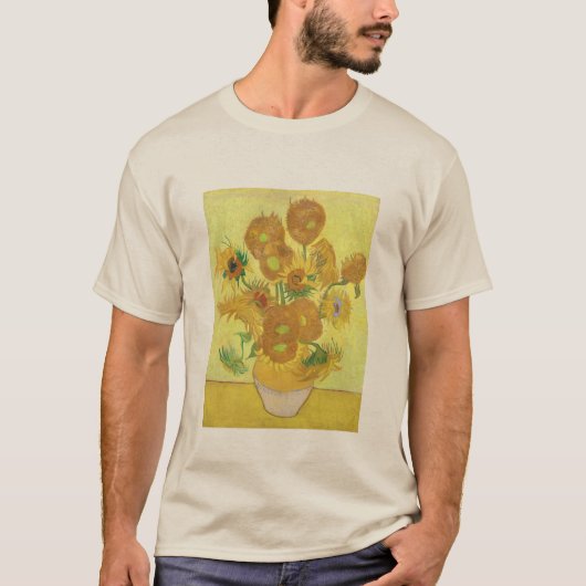 Zonnebloemen van Van Gogh T-shirt (Voorkant)