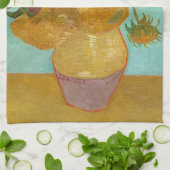 Zonnebloemen van Van Gogh Theedoek (Gevouwen)