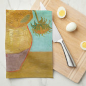 Zonnebloemen van Van Gogh Theedoek (Quarter Fold)