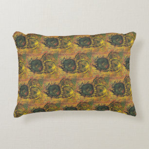 Zonnebloemen van Van Gogh - Vintage Gouden Bloemst Accent Kussen