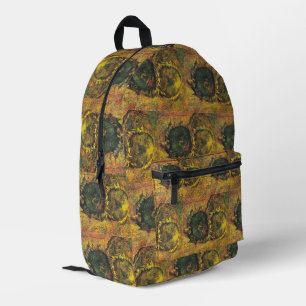 Zonnebloemen van Van Gogh - Vintage Gouden Bloemst Bedrukte Rugzak