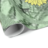 zonnebloemen van verpakkingspapier cadeaupapier (Rol Hoek)