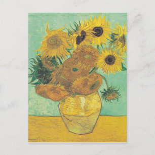 Zonnebloemen van Vincent Van Gogh Briefkaart