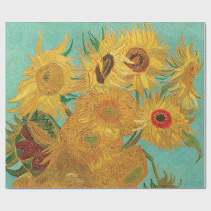 Zonnebloemen van Vincent Van Gogh Cadeaupapier