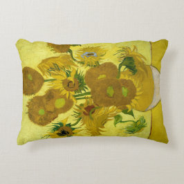 Zonnebloemen van Vincent Van Gogh Decoratief Kussen